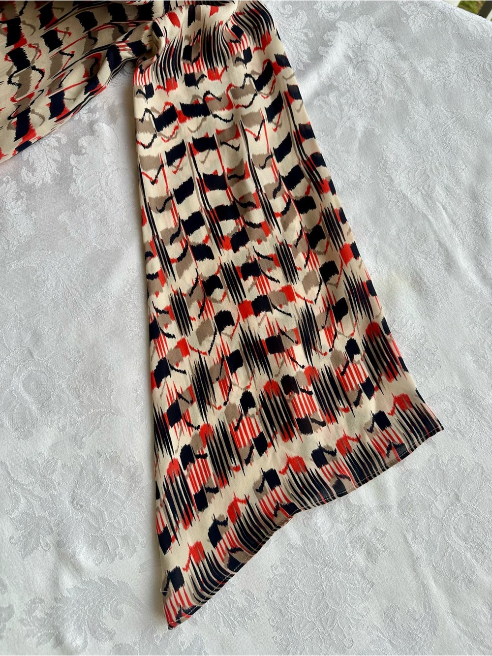 Parker 101 layered silk top with bell sleeves - Picture 7 of 9